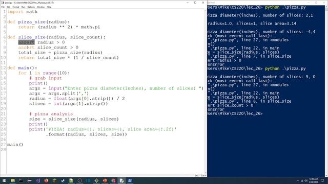 CS 220 Lecture 26 Error Handling смотреть онлайн