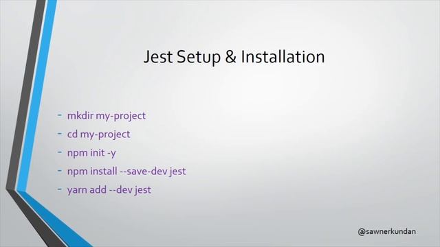#02 Installation Guide Of Jest Framework With JavaScript | Jest Tutorial For Beginners | 2023 смотреть онлайн