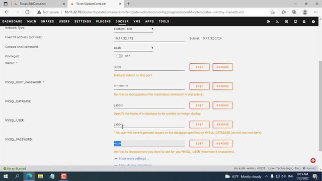 Как установить и настроить Zabbix на Unraid смотреть онлайн