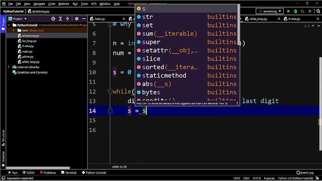 Armstrong Number or Not Using Python | Python Complete Tutorial Series смотреть онлайн