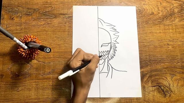 Marker Drawing Of Ichigo kurosaki | How To Draw Ichigo kurosaki Drawing | Learn Step by step смотреть онлайн