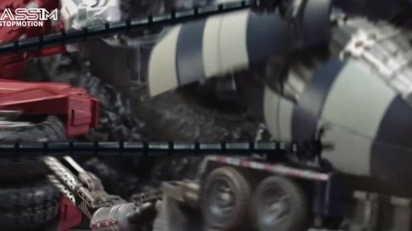 Use stop-motion to reduction Transformers 2 Devastator DS