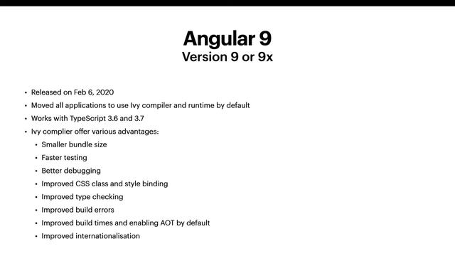 Ch 3 - Angular Version History and differences смотреть онлайн