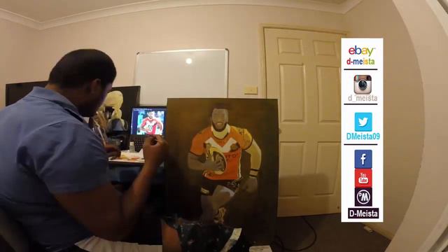James Tedesco Speed Painting by D-Meista - DMeistaArt #7 смотреть онлайн