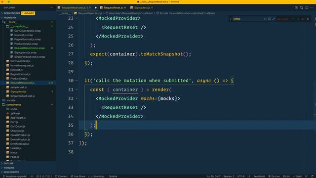82 Testing Password Reset Component смотреть онлайн