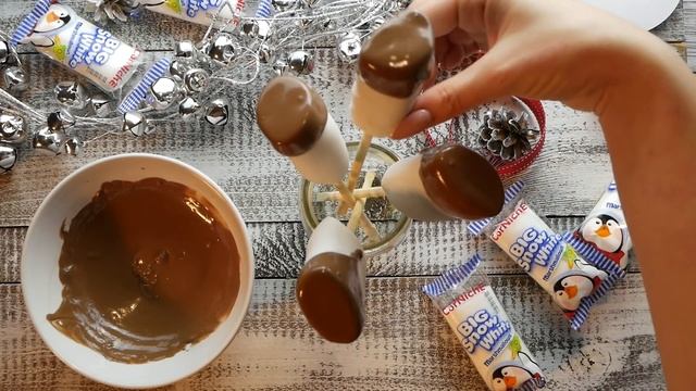 Сладкие новогодние комплименты в виде маршмеллоу-попсов)) смотреть онлайн