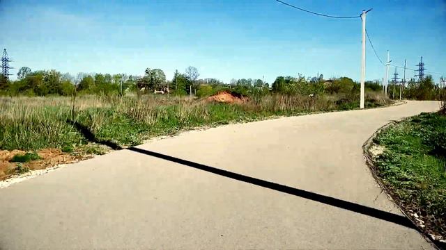 Лыжероллерная трасса Лебедянь (полный круг около 3 км) смотреть онлайн