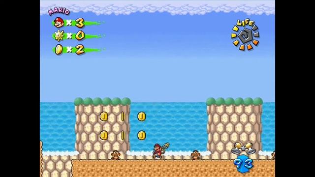 Super Mario Sunshine HUD in SMBX 1.4.5 (Preview 2) смотреть онлайн