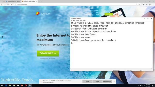 How to Install Orbitum Browser смотреть онлайн