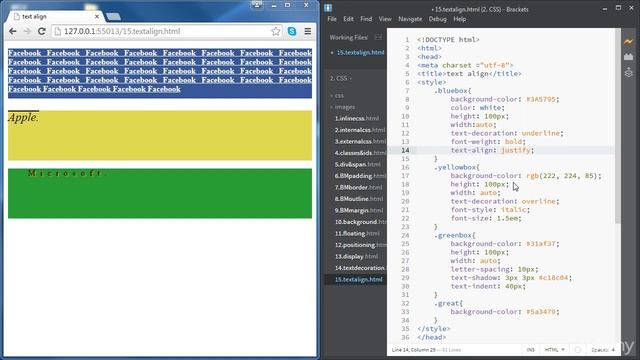 17. Text Align - CSS смотреть онлайн