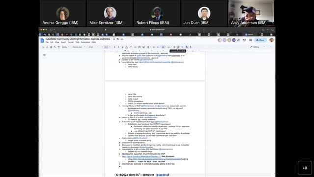 KubeStellar Community Meeting, June 1st, 2023 (governance, Owners, Kubestellar/kubestellar Obtained