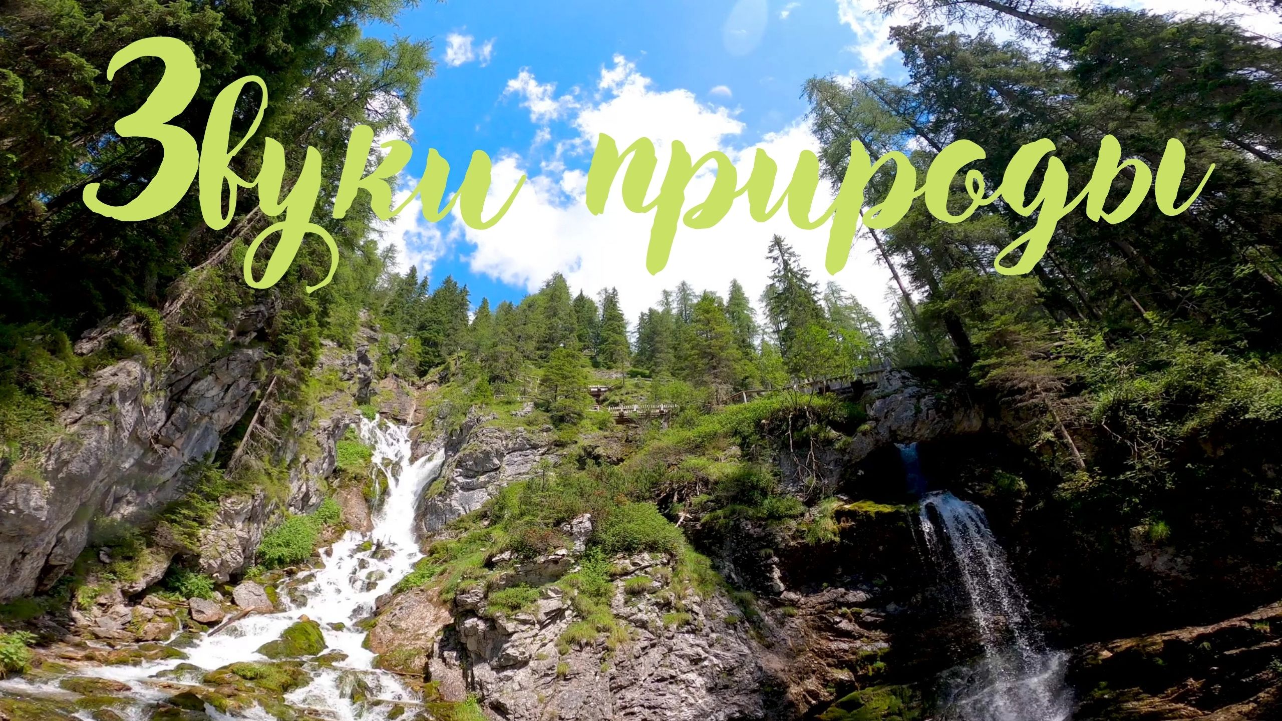 Звуки природы. Журчание воды. Шум водопада. Пение птиц. смотреть онлайн