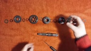 Как собрать двигатель 164 FML #1 (собираем коробку, коленвал, балансирвал)