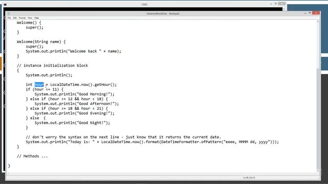 Learn Java Programming - Instance Initialization Block Part 1 Tutorial смотреть онлайн