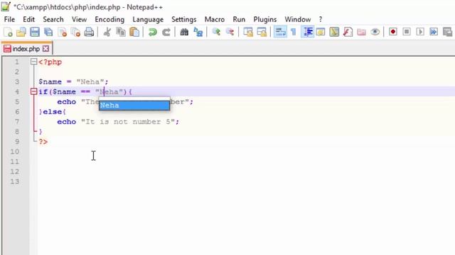 PHP Tutorial in Hindi Part 7 If and If else Statement смотреть онлайн