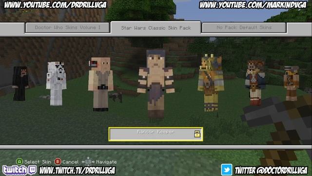 Minecraft 360 Star Wars Skin Pack смотреть онлайн
