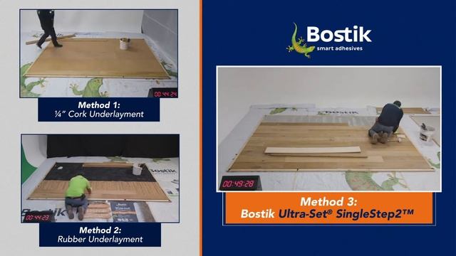 Bostik Ultra-Set® SingleStep2™ Hardwood Floor Adhesive vs. Other Sound Reduction Barriers смотреть онлайн