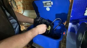 Тест мойки для бензопил NORDBERG NW20. Запуск безнадежной бензопилы.