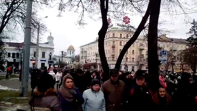 Сумы 18.01.2015 Я - Волноваха. Похорон Николая Николаенко