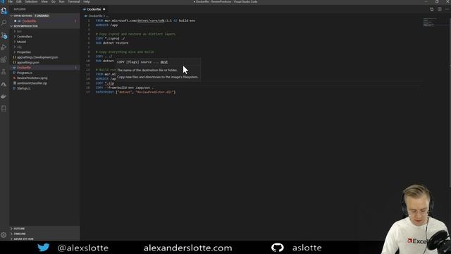 Code, Coffee and ML.NET - Deploy a Model with Docker смотреть онлайн