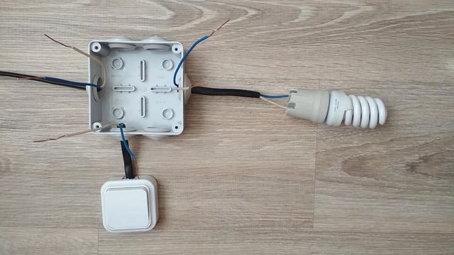 Подключение одноклавишного выключателя в цепь питания лампочки смотреть онлайн