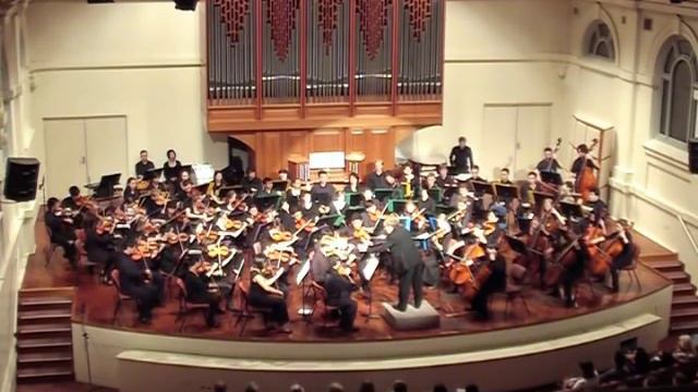 David Reichman conducting the Melbourne university orchestra смотреть онлайн