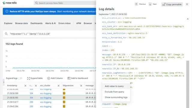 NewRelic: using search, filter and sort operations. смотреть онлайн