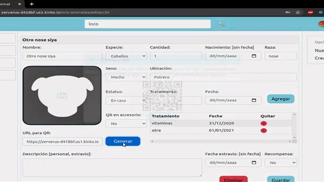 Demo webapp base, con PostgreSQL, Golang y React sobre animales. смотреть онлайн