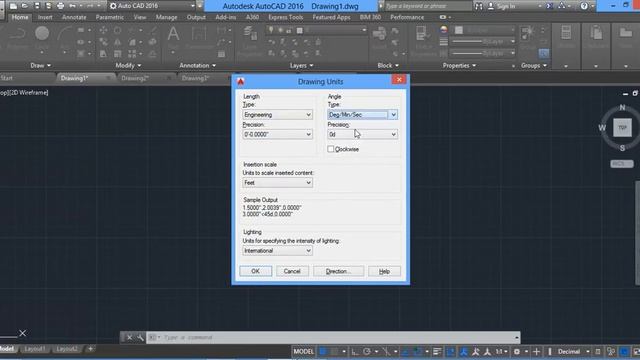 AutoCAD 2016 / 2017 Units setup смотреть онлайн