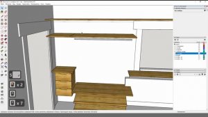 Мебель в прихожую своими руками | SketchUp - проектирование и изготовление