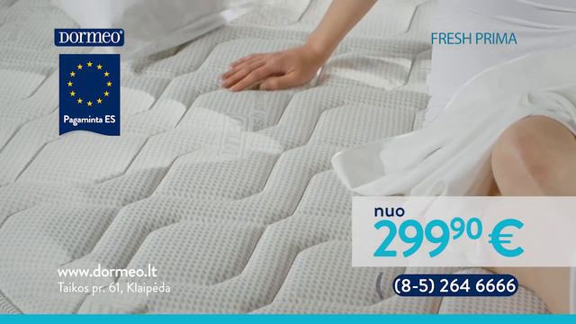 Dormeo Fresh Prima čiužinys смотреть онлайн