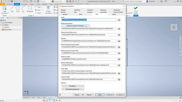 Как поменять единицы измерения в Autodesk Inventor c in на mm смотреть онлайн