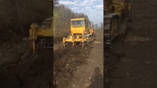 трёх зубый рыхлитель на на бульдозере б10м, 29 октября 2020 г.