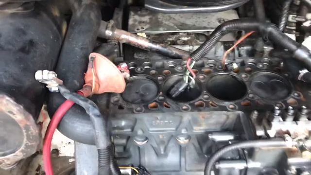 Перегрев двигателя KUBOTA v2203, диагностика, симптомы, ремонт Bobcat.(пробой прокладки) смотреть онлайн