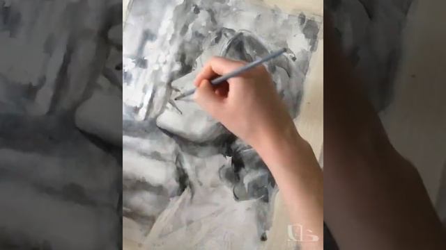 Портрет акварелью | Рисуем акварелью смотреть онлайн