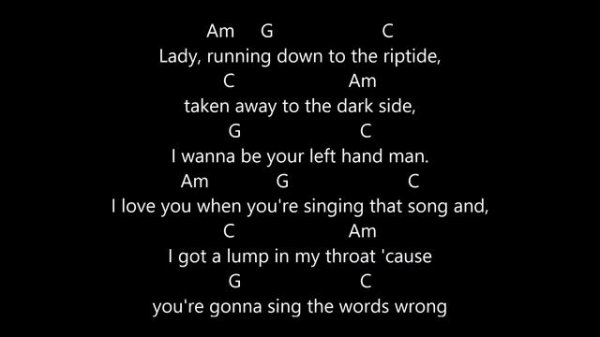 riptide vance joy lyrics and chords