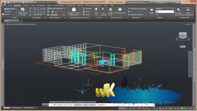 AutoCAD 2015, Orientacion del sistema de coordenadas, Curso 3D español, Cap 15 смотреть онлайн