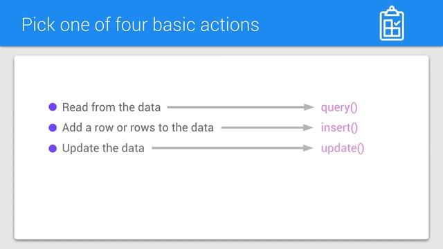 Android Tutorials by JavaCourseDrive - Four Basic Operations of a Content Provider смотреть онлайн