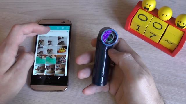 HTC Re Camera: Подключение к ПК и смартфону, обзор приложения RE
