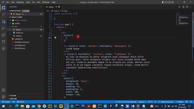 How to style React App | Different Method to Style React App | React Tutorial for Beginners [Part 1 смотреть онлайн
