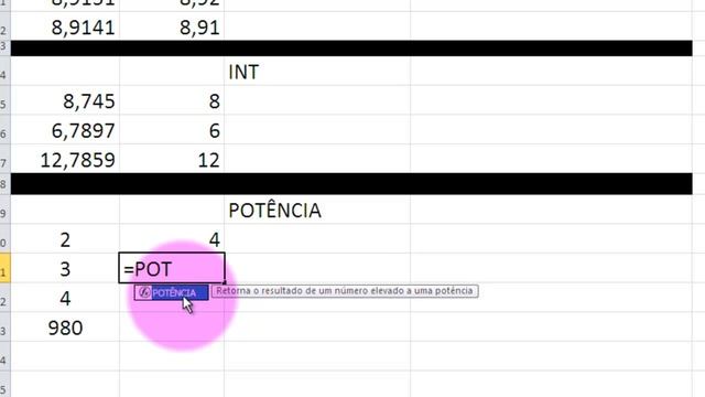 028 - Excel 2010 - Funções diversas / ABS / ARRED / AGORA / INT / POTÊNCIA / MOD смотреть онлайн
