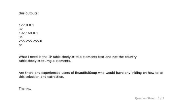 HTML : Using BeautifulSoup To Extract Specific TD Table Elements Text? смотреть онлайн
