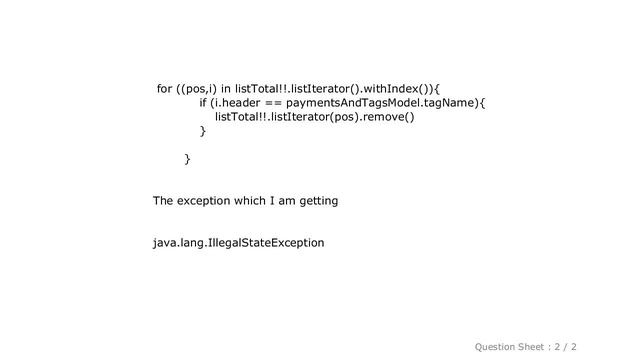 Android : Remove data from list while iterating kotlin смотреть онлайн