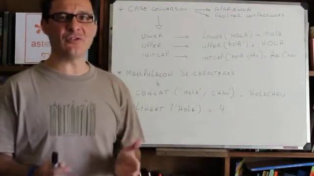 Introduccion al lenguaje SQL - Las funciones LOWER, UPPER, INITCAP, CONCAT y LENGTH (21) смотреть онлайн