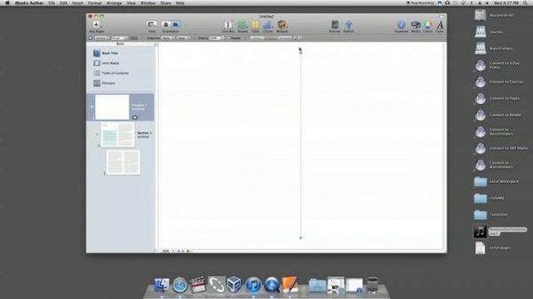 iBook Author Tutorial - How to Start iBook Author with a Template