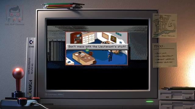 Police Quest III: The Kindred - Commodore Amiga 500 Gameplay Demo смотреть онлайн