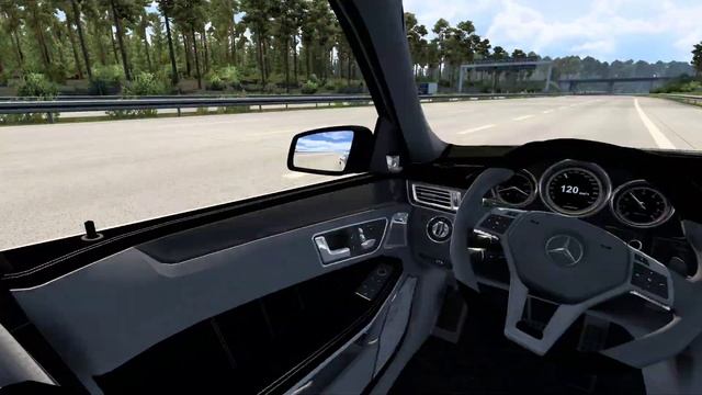 Mercedes-Benz W212 2016 E63 AMG S v4.4 для ETS 2 и ATS (1.46.x) Обзор мода смотреть онлайн