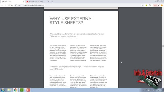 Lecture14:How CSS Cascade web design online classes by Bushra Azeem-Karachi,Pakistan смотреть онлайн