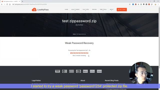 Recover Encrypted ZIP File Password Online смотреть онлайн