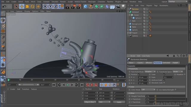 Сцена натюрморт с материалом глины в Cinema 4D (Clay Material Scene in Cinema 4D Tutorial) смотреть онлайн